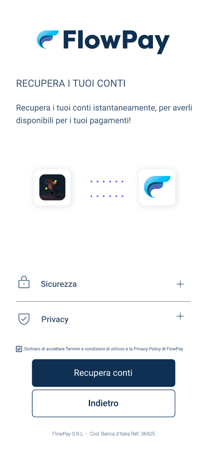 Recover accounts